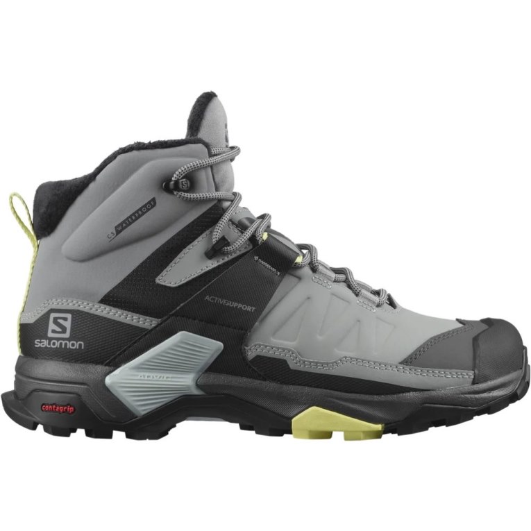 Botas de Invierno Salomon X Ultra 4 Mid Invierno Thinsulate Climasalomon Impermeables Mujer Grises | MX VJBH792